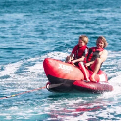 BOUEE TRACTEE BANANE ROUGE CHASER JOBE 2 PERSONNES -SurfMaster bouee tractee banane rouge chaser jobe 2 personnes 2