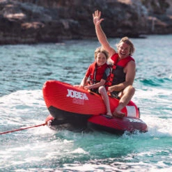 BOUEE TRACTEE BANANE ROUGE CHASER JOBE 2 PERSONNES -SurfMaster bouee tractee banane rouge chaser jobe 2 personnes 4