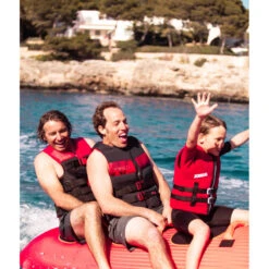 BOUEE TRACTEE BANANE ROUGE JOBE 3 PERSONNES -SurfMaster bouee tractee banane rouge jobe 3 personnes 3