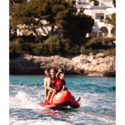 BOUEE TRACTEE BANANE ROUGE JOBE 3 PERSONNES -SurfMaster bouee tractee banane rouge jobe 3 personnes 6