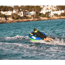 BOUEE TRACTEE BREEZE JOBE BLEU/VERT 1 PERSONNE -SurfMaster bouee tractee breeze jobe bleu vert 1 personne 2