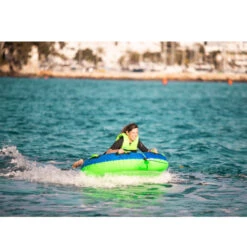 BOUEE TRACTEE BREEZE JOBE BLEU/VERT 1 PERSONNE -SurfMaster bouee tractee breeze jobe bleu vert 1 personne 6