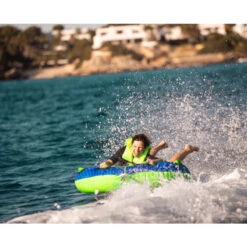 BOUEE TRACTEE BREEZE JOBE BLEU/VERT 1 PERSONNE -SurfMaster bouee tractee breeze jobe bleu vert 1 personne 7