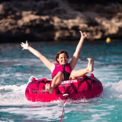 BOUEE TRACTEE JOBE RUMBLE ROSE 1 PERSONNE -SurfMaster bouee tractee jobe rumble rose 1 personne 5