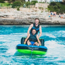 BOUEE TRACTEE JOBE SWATH TOWABLE BLEU 2 PERSONNES -SurfMaster bouee tractee jobe swath towable bleu 2 personnes 2