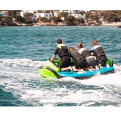 BOUEE TRACTEE JOBE VERTE SONAR 4 PERSONNES -SurfMaster bouee tractee jobe verte sonar 4 personnes 3