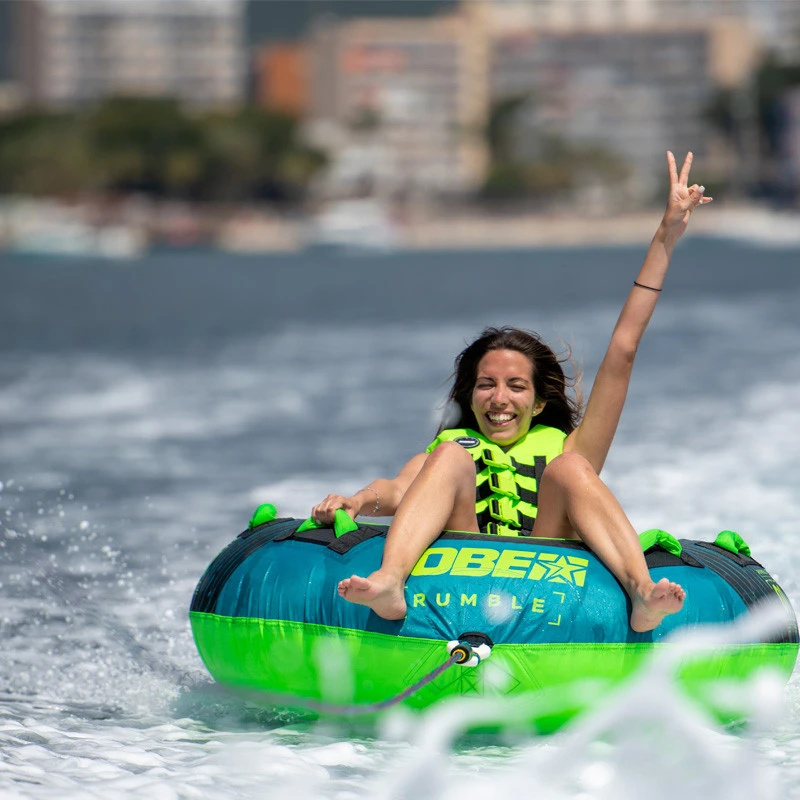JOBE Bouee Tractee Rumble Package 1 Personne Teal 7 JOBE Bouee Tractee Rumble Package 1 Personne Teal â Image 7