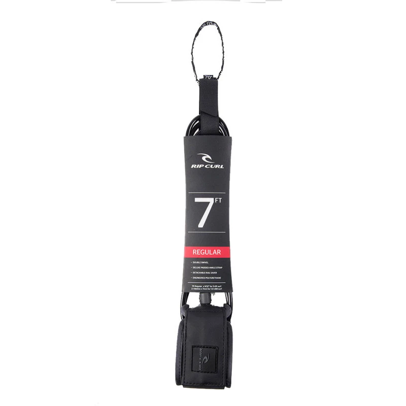 LEASH RIP CURL REG LEASH SURF GRIP NOIR 8.0 2 LEASH RIP CURL REG LEASH SURF GRIP NOIR 8.0 â Image 2
