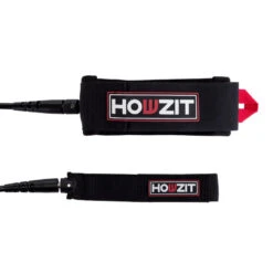 LEASH SURF HOWZIT NOIR DIAMETRE 6MM -SurfMaster leash surf howzit noir diametre 6mm 10