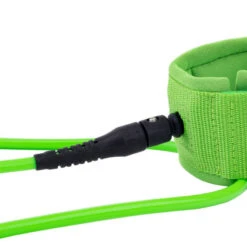 LEASH SURF HOWZIT VERT FLUO DIAMETRE 6MM -SurfMaster leash surf howzit vert fluo diametre 6mm 10