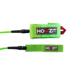 LEASH SURF HOWZIT VERT FLUO DIAMETRE 6MM -SurfMaster leash surf howzit vert fluo diametre 6mm 7