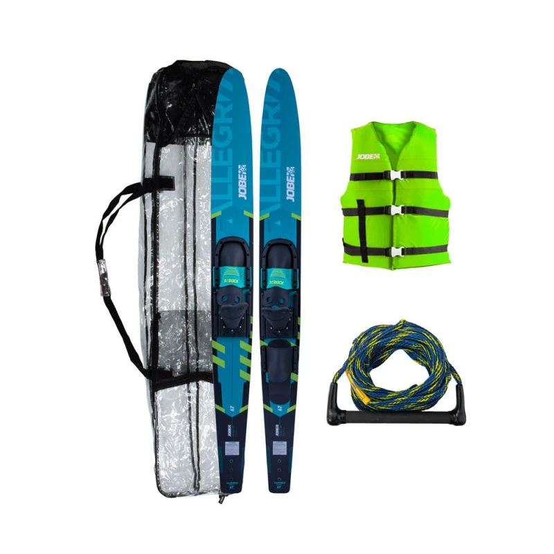Pack Ski Nautique Jobe Allegre Combo Ski Teal 59 1 Pack Ski Nautique Jobe Allegre Combo Ski Teal 59