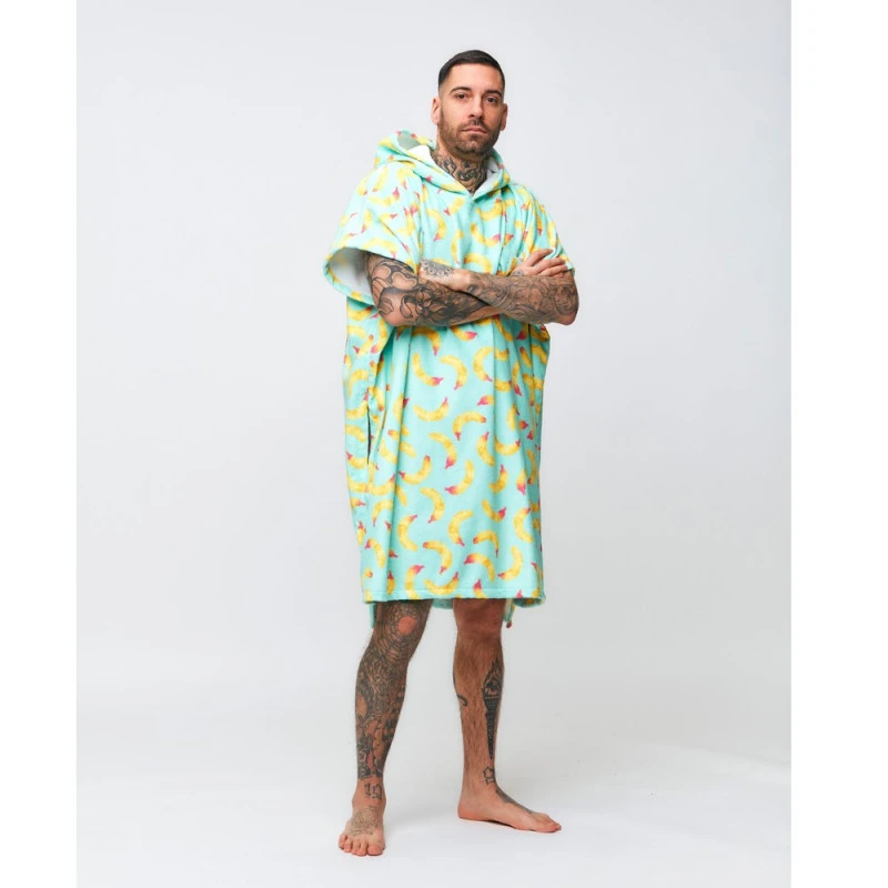 PONCHO AFTER BANANA STAINS SKY BLUE 3 PONCHO AFTER BANANA STAINS SKY BLUE â Image 3