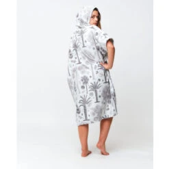 PONCHO AFTER BOTANICAL LIGHT GREY 7 PONCHO AFTER BOTANICAL LIGHT GREY -SurfMaster poncho after botanical light grey 3