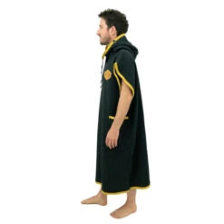 All-In PONCHO ALL IN LIGHT NOIR/JAUNE -SurfMaster poncho all in light noir jaune 2