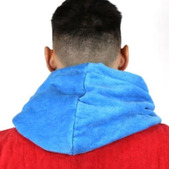 Poncho Howzit Bleu/rouge -SurfMaster poncho howzit bleu rouge 7