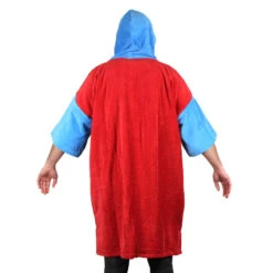 Poncho Howzit Bleu/rouge -SurfMaster poncho howzit bleu rouge 9