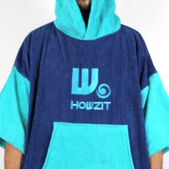 Poncho Howzit Bleu/vert TU -SurfMaster poncho howzit bleu vert tu 3