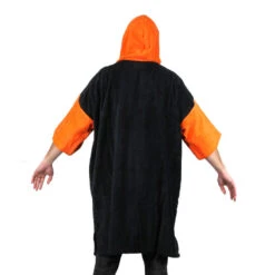 Poncho Howzit Noir/orange 13 Poncho Howzit Noir/orange -SurfMaster poncho howzit noir orange 3