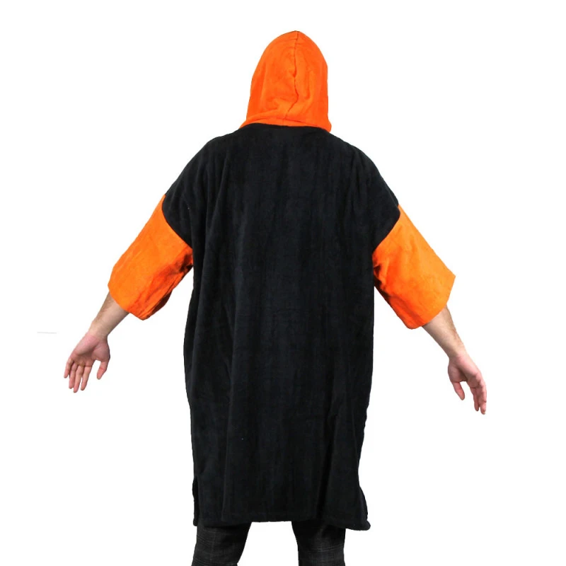 Poncho Howzit Noir/orange 4 Poncho Howzit Noir/orange – Image 4