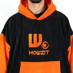 Poncho Howzit Noir/orange 17 Poncho Howzit Noir/orange -SurfMaster poncho howzit noir orange 7