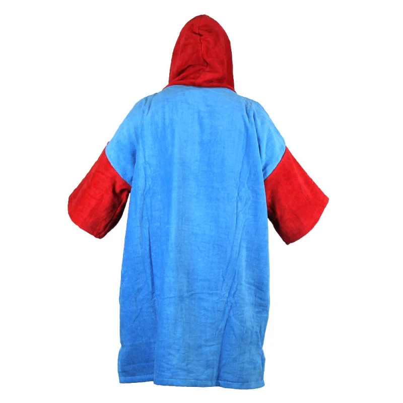 Poncho Howzit Rouge/bleu 5 Poncho Howzit Rouge/bleu â Image 5
