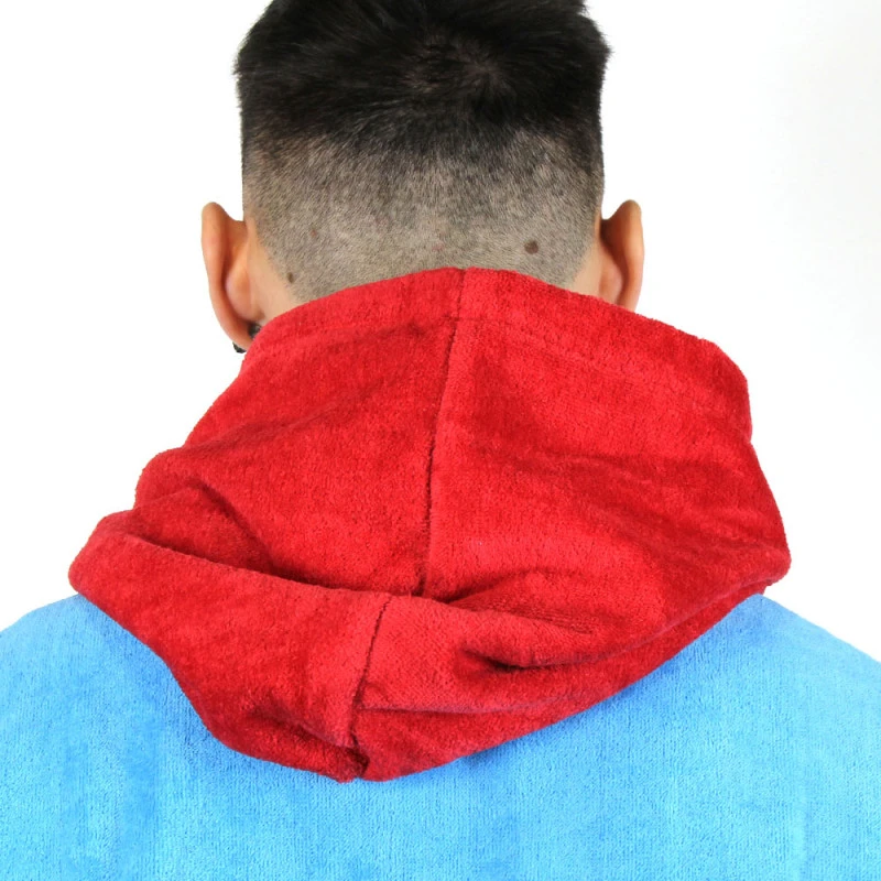Poncho Howzit Rouge/bleu 9 Poncho Howzit Rouge/bleu â Image 9