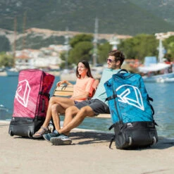 SAC A ROULLETTES AQUA MARINA RASPBERRY 2022 -SurfMaster sac a roullettes aqua marina raspberry 2022 6