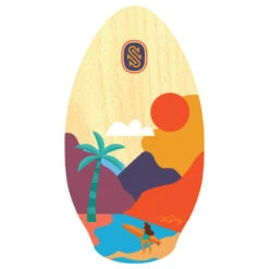 SurfMaster -SurfMaster skimboard skim one wood kee beach 37 1