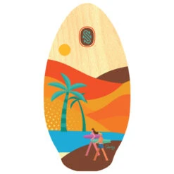 SurfMaster -SurfMaster skimboard skim one wood lanikai 41 1
